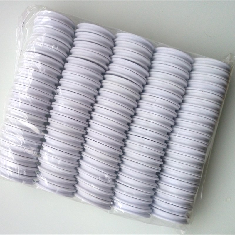100 big white rings